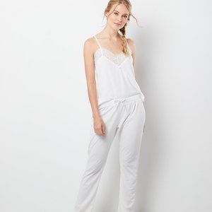 Talulah Colombia PJs Ivory Top and Pants Size L